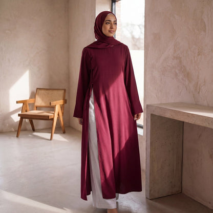 Modest Nida Longline Tunic Top(MS420)