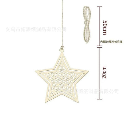 MR020  Wooden Ramadan & Eid Mubarak Decoration