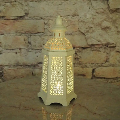 MR025 Gold Candle Holders Candlestick Home Decoration, Moroccan candle holder retro