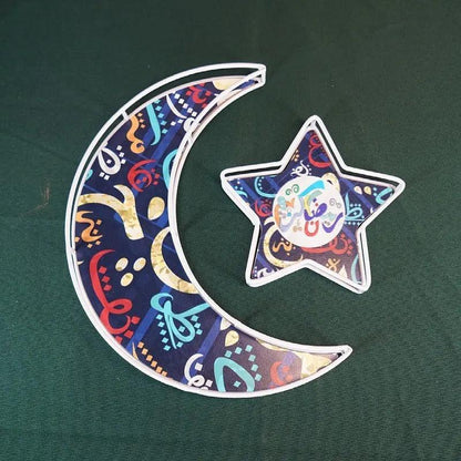 MR029 Ramadan Tray, Iron Festive Moon Tray