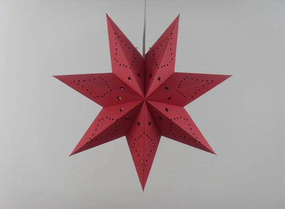 MR035 Hollow Star Hanging, Eid Mubarak Christmas Ramadan Decoration