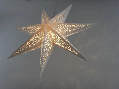 MR035 Hollow Star Hanging, Eid Mubarak Christmas Ramadan Decoration
