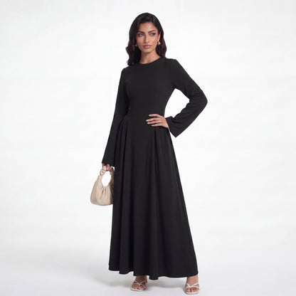 Nida Flared Maxi Dress(MS435)
