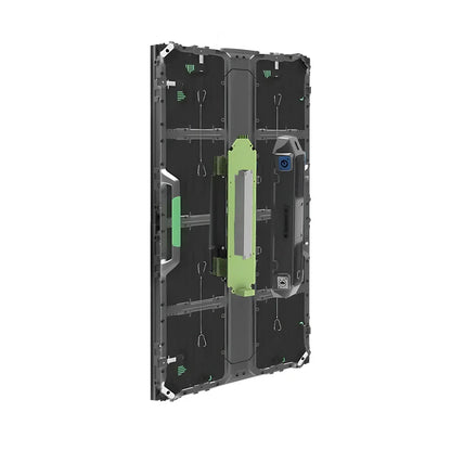 Nova Market LED video panel from the MW2.6i 16×10 ft LED video wall display showing vibrant, illuminated screen at an event.