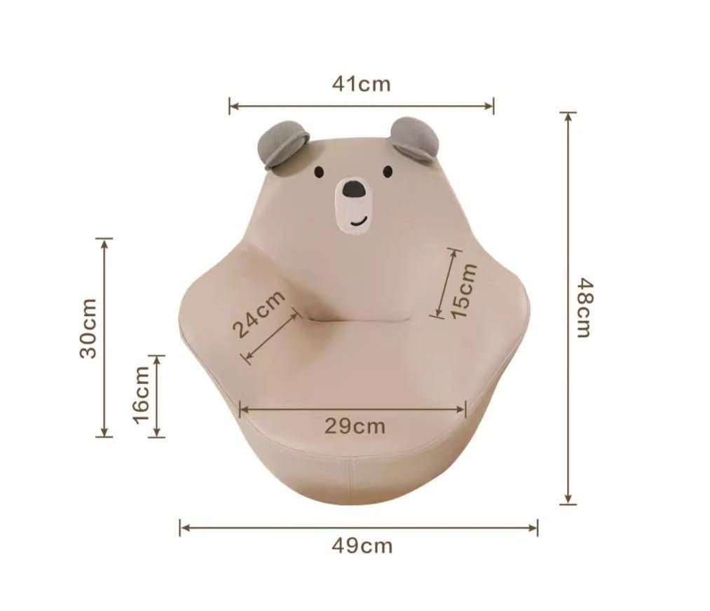 Odin Bear Mocha Sofa - TrendDora