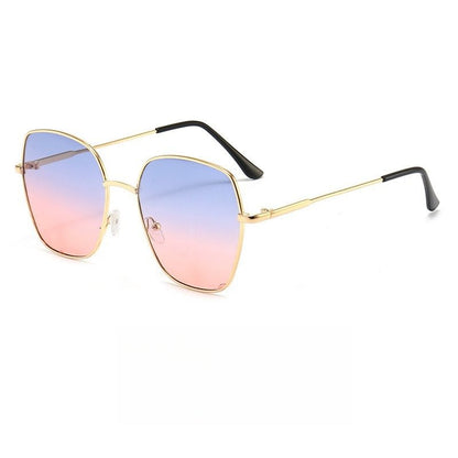 Oversized Gradient Sunglasses for Women – Face-Slimming Fashion Statement (MAC263)