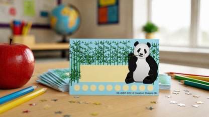 SHAPES ETC. Incentive Punch Cards - Panda