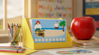 SHAPES ETC. Incentive Punch Cards - Pirates