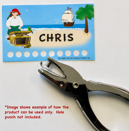 SHAPES ETC. Incentive Punch Cards - Pirates