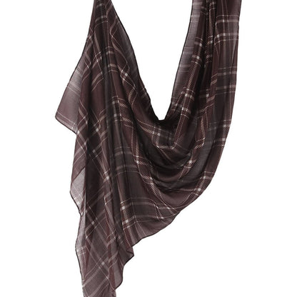 Plaid & Houndstooth Hijab Scarf (MH213)