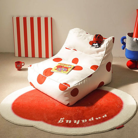 Polka Dot Lady Bug Bean Bag Chair - TrendDora