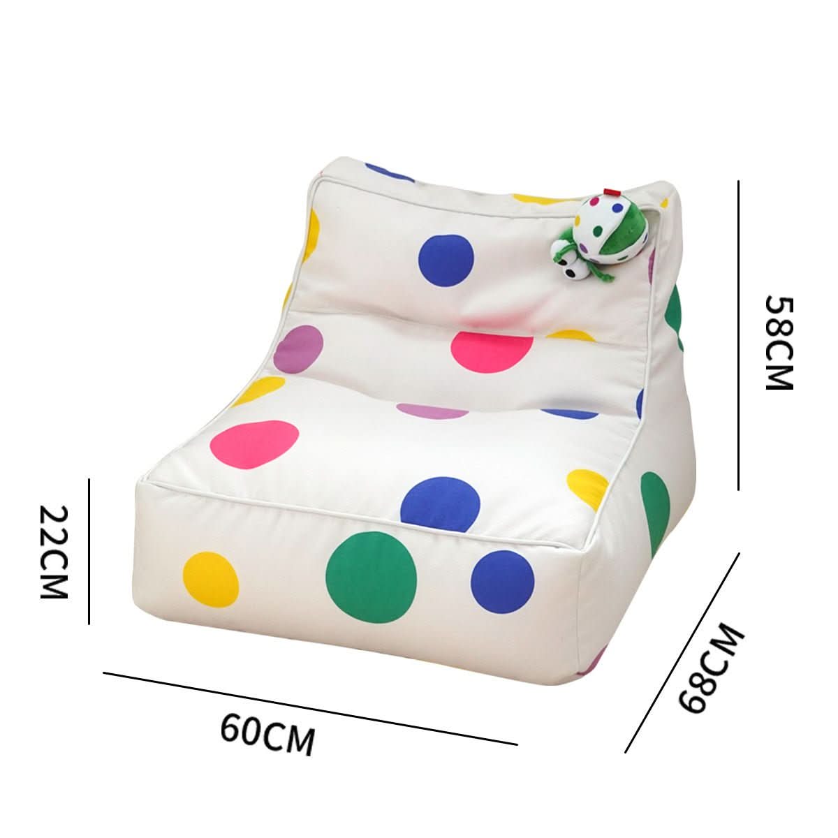 Polka Dot Lady Bug Bean Bag Chair - TrendDora