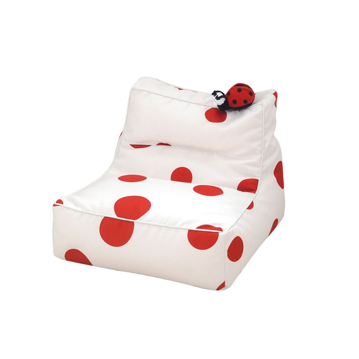 Polka Dot Lady Bug Bean Bag Chair - TrendDora