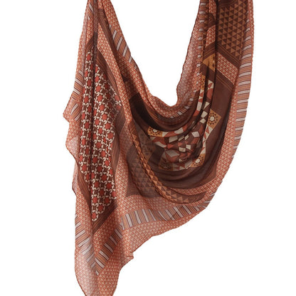 Poly-Cotton Printed Hijab Scarf (MH214)