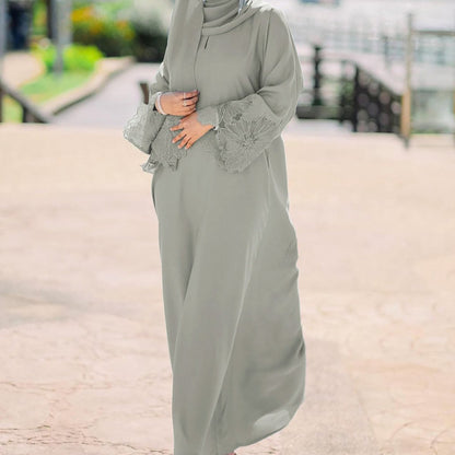 Prayer Abaya with Matching Hijab (MA396)