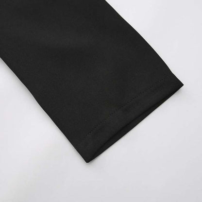 Premium Black Hooded Long Modest Muslim Robe Thobe for Men (MT029)