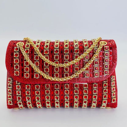 Premium Crystal Rhinestone Evening Clutch Bag (MAC427)
