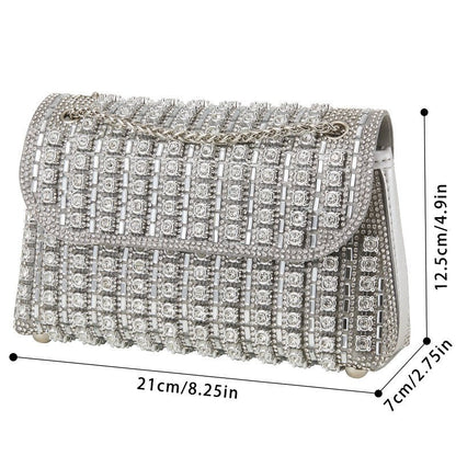 Premium Crystal Rhinestone Evening Clutch Bag (MAC427)