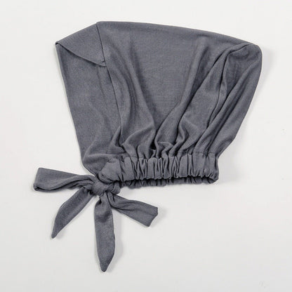 Premium Mercerized Cotton Cross-Strap Design Hijab Cap with Adjustable Brim (MH116)