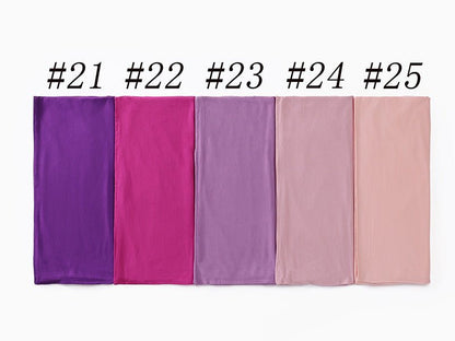 Premium Boho Style Large Mercerized Cotton Hijab (MH114）