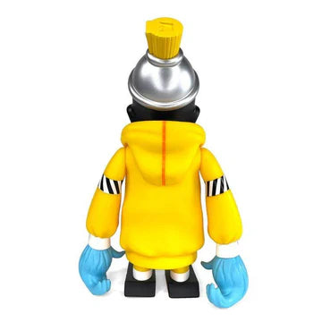 LE250 Jeremy MadL x Martian Toys Mad Spraycan Mutant "HazMAD" action figure by Ralphie's Funhouse on display.