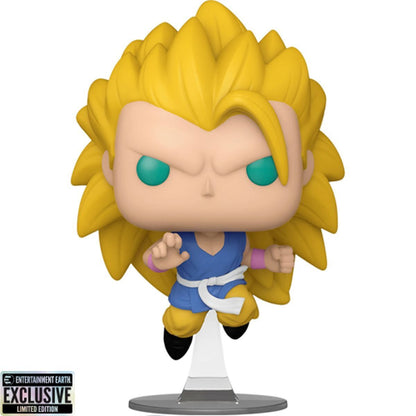 Super Saiyan 3 Goku Pop! Animation figure from Dragon Ball GT, collectible toy figure by Ralphie's Funhouse.