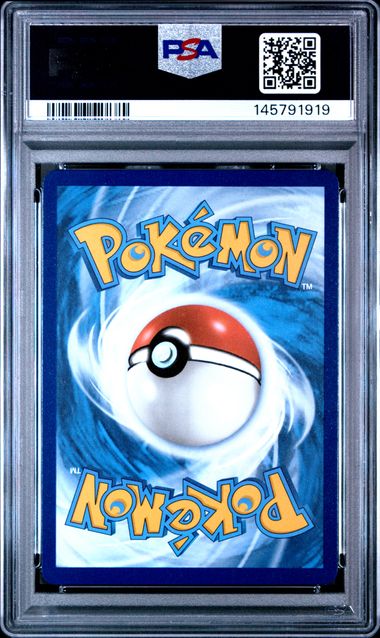 2025 Pokémon Mega Evolution #050 Mega Manectric ex card, PSA Gem Mint 10, featuring electric-type Pokémon in dynamic artwork