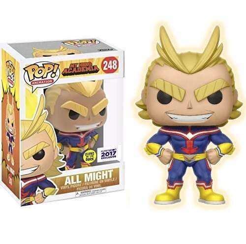 All Might action figure from Ralphie's Funhouse, featuring detailed costume and heroic stance.