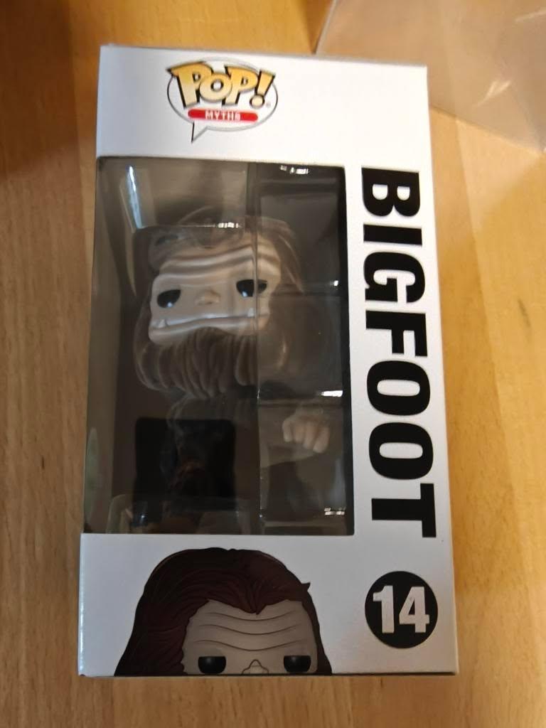 Flocked Bigfoot Funko Shop exclusive figure from Ralphie's Funhouse, featuring detailed plush-style Bigfoot design for collectors.