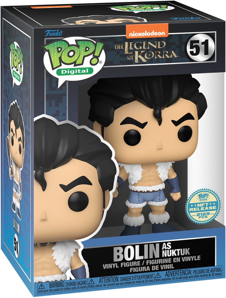 Bolin as Nuktuk action figure from Ralphie's Funhouse, detailed character figure in vibrant costume, front view.