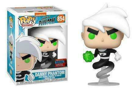 Danny Phantom action figure from Ralphie's Funhouse, featuring character in signature outfit and dynamic pose.