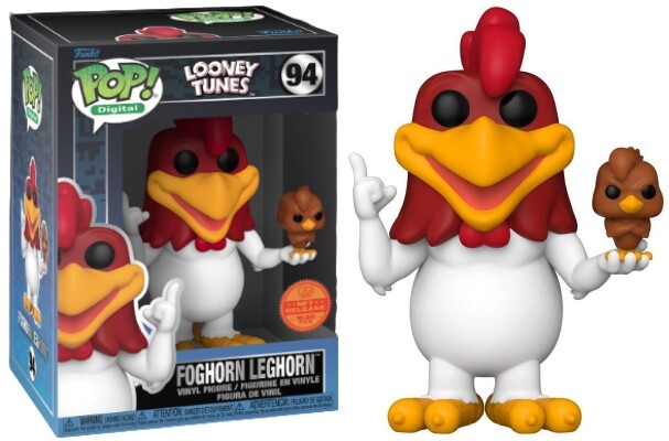 Ralphie's Funhouse Foghorn Leghorn cartoon character plush toy with detailed feathers and classic expression.