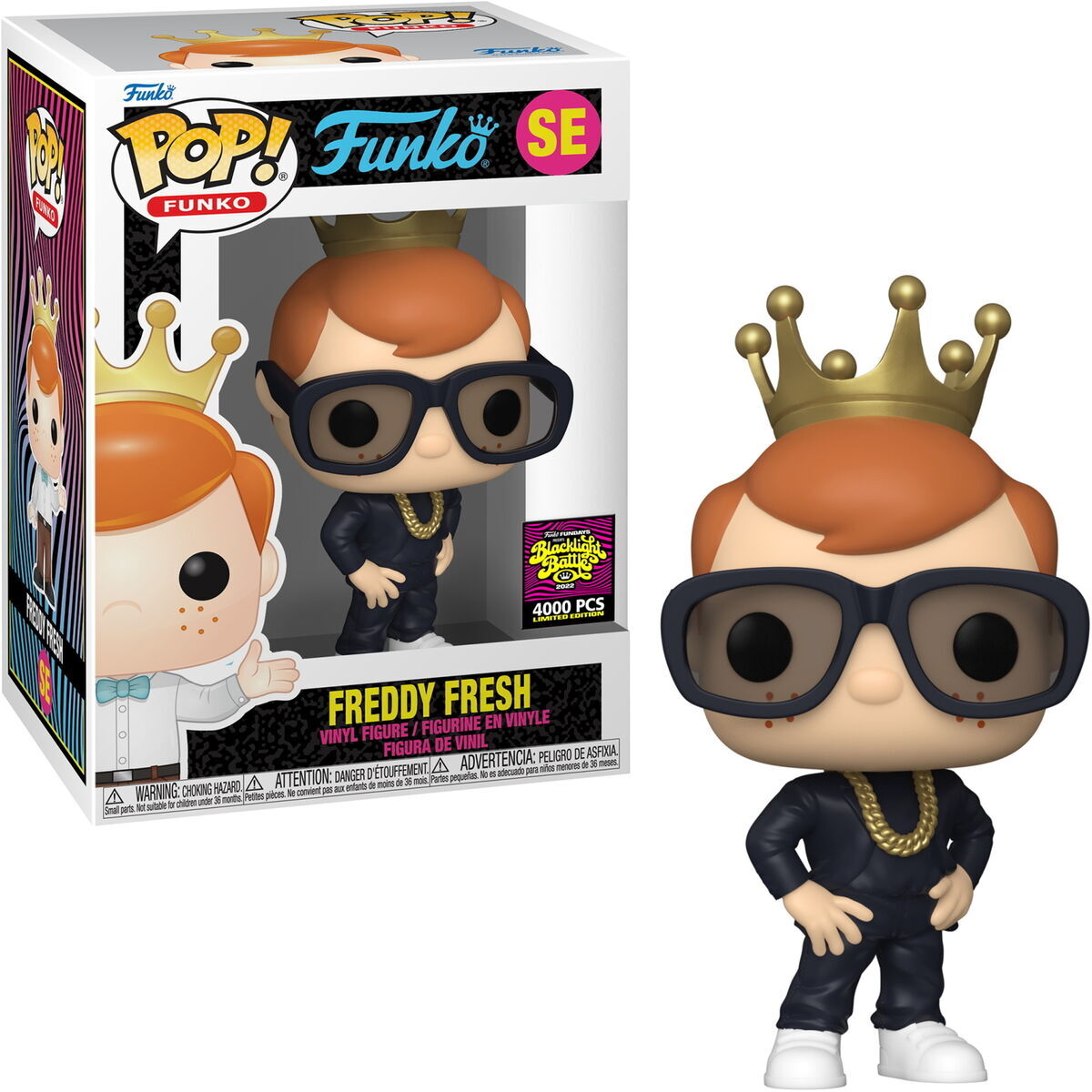 Ralphie's Funhouse Freddy Fresh plush toy with bright colors and friendly face, ideal for kids and collectors.
