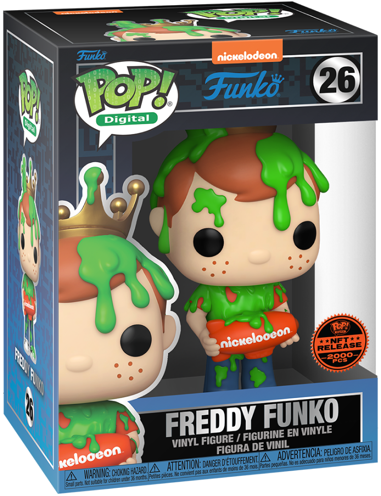 Freddy Funko collectible figure by Ralphie's Funhouse, featuring a cartoon-style mascot with colorful attire and playful expression.