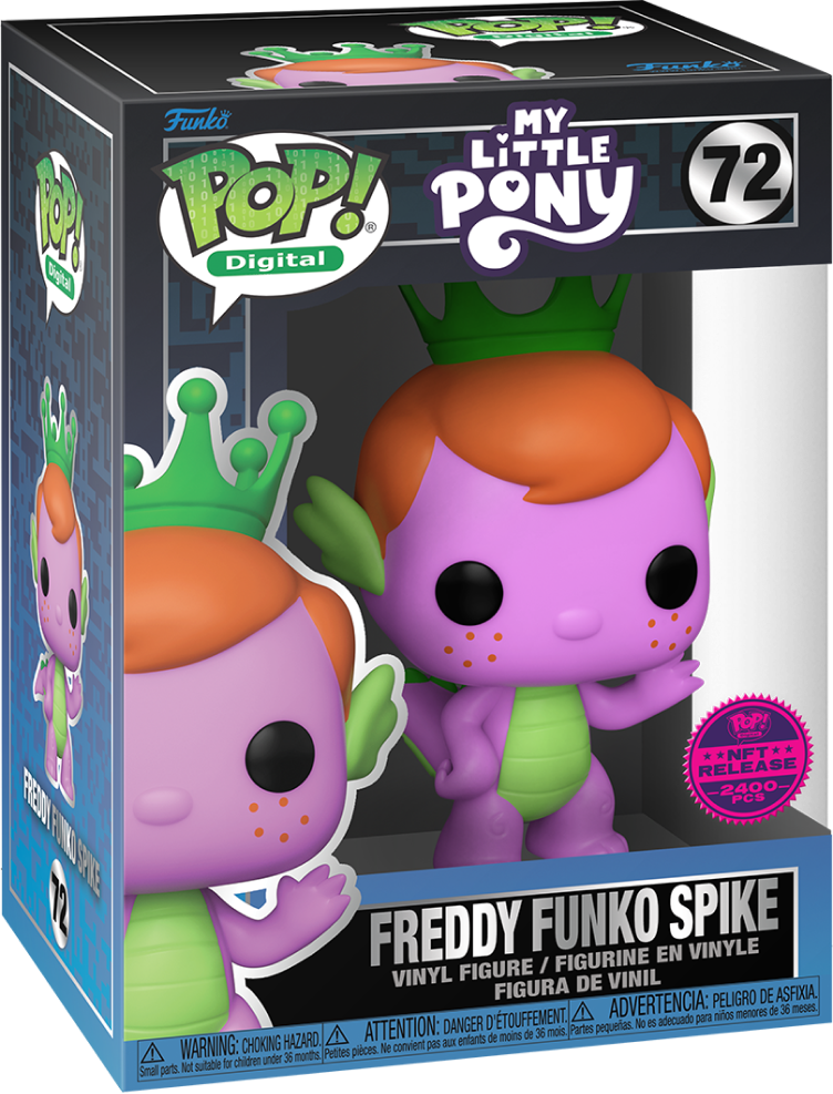 Freddy Funko Spike collectible figure from Ralphie's Funhouse, featuring a stylized character with colorful details.