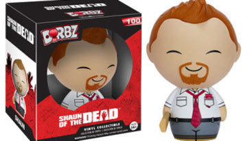 Funko Dorbz Shaun of the Dead Shaun figure from Ralphie's Funhouse, featuring detailed zombie character design.