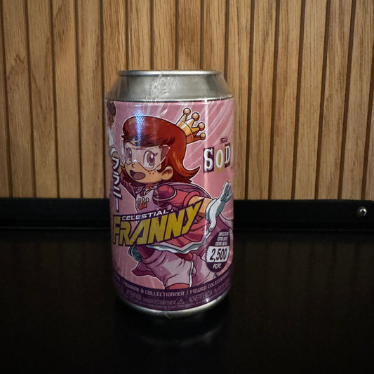 Sealed Funko Soda Funime Series Franny Celestial Funko figure in pink, limited edition LE2500, from Ralphie's Funhouse.