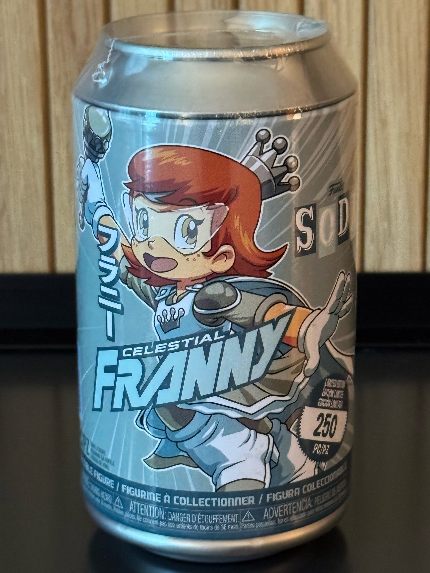 Sealed Funko Soda Funime Series Franny Celestial Funko collectible in silver, limited edition LE250 from Ralphie's Funhouse.
