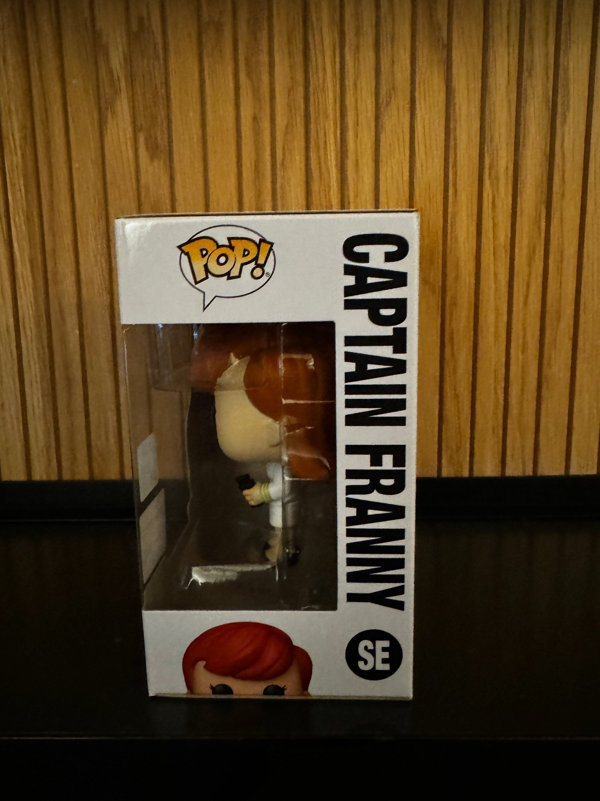 Funko Fundays Experience 2025 Pop! Originals Captain Franny vinyl figure by Ralphie's Funhouse, limited edition LE2500.
