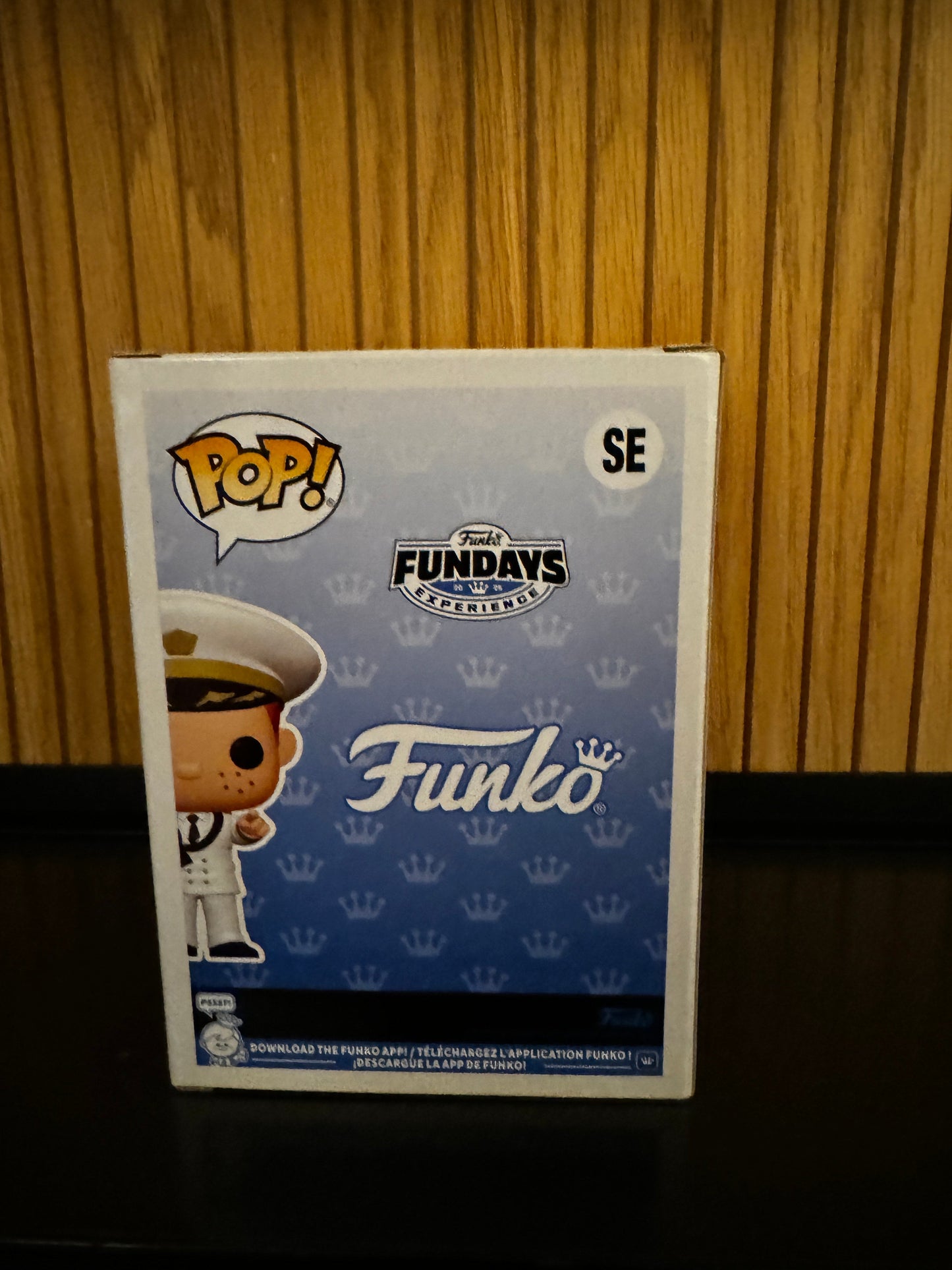 Funko Fundays 2025 Captain Freddy Pop! Originals figure by Ralphie's Funhouse, limited edition LE2500 with detailed design.
