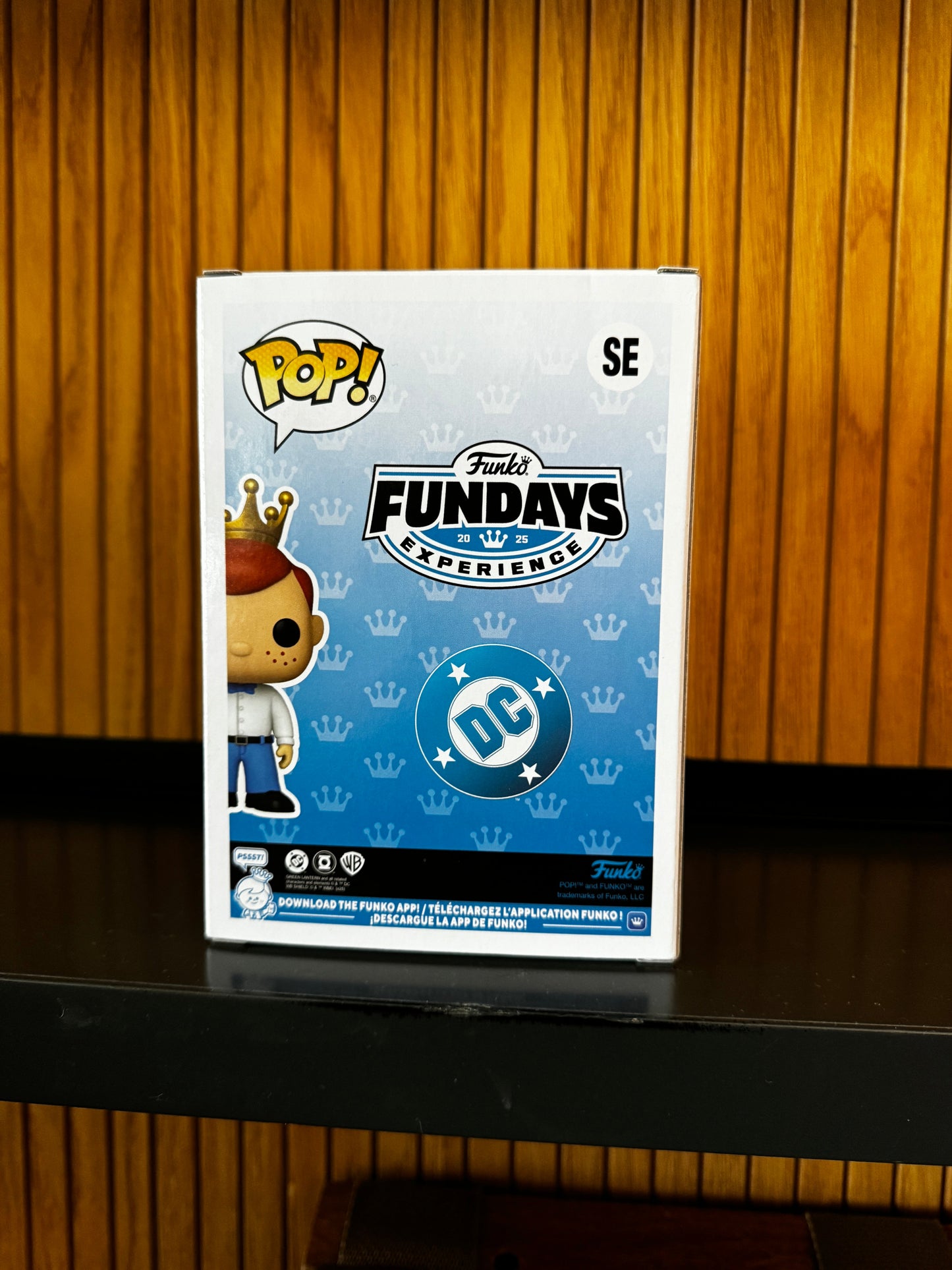 Funko Fundays 2025 Pop! Originals DC Freddy Funko as Black Lantern figure, limited edition LE500, collectible toy from Ralphie's Funhouse