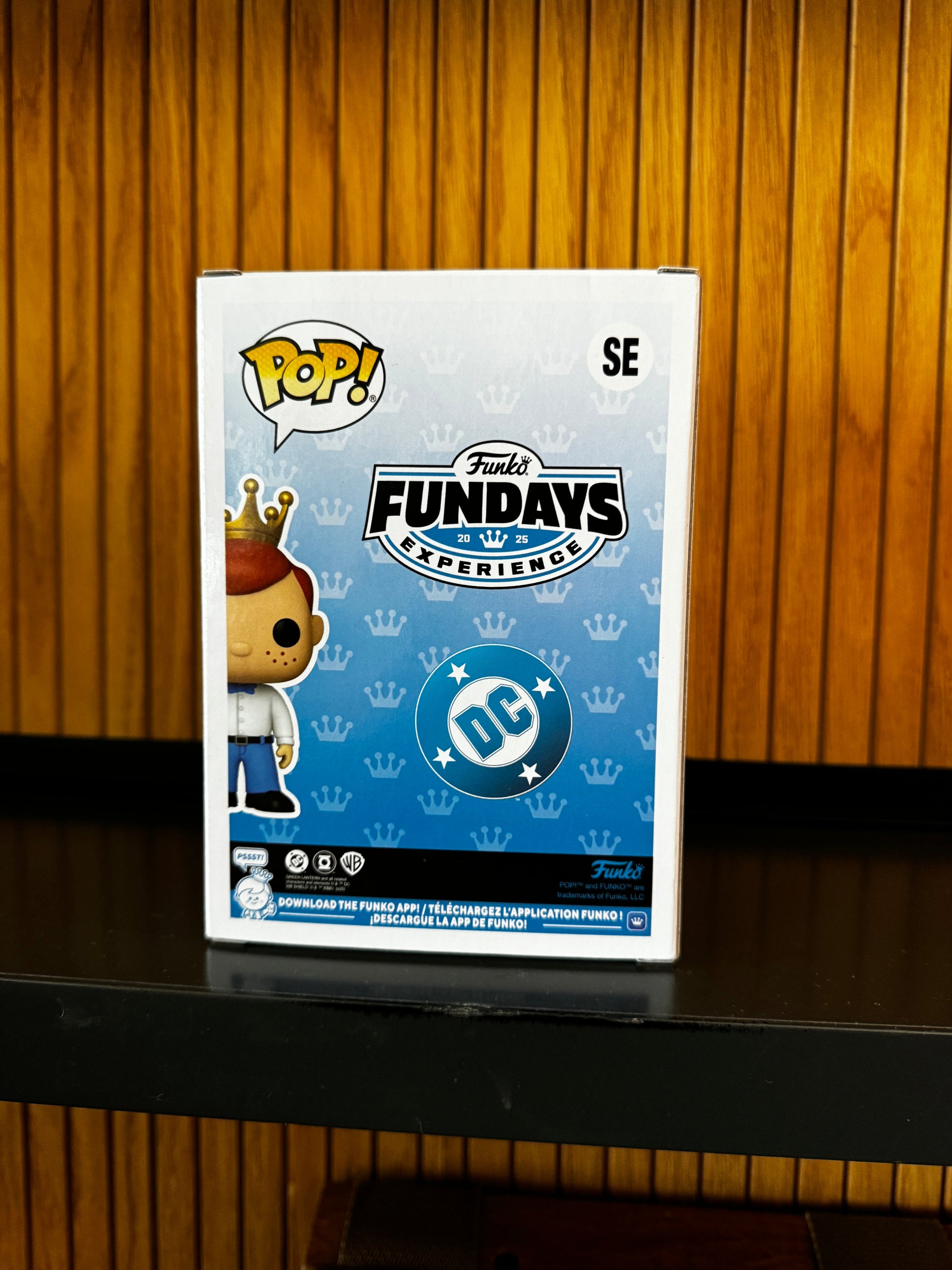 Funko Fundays 2025 Pop! Originals DC Freddy Funko as Black Lantern figure, limited edition LE500, collectible toy from Ralphie's Funhouse