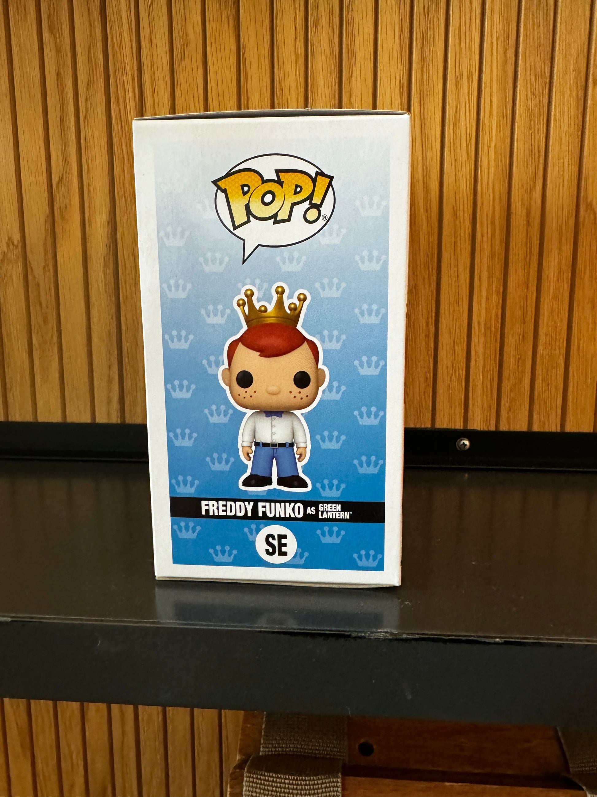 Funko Pop! Originals DC Freddy Funko as Green Lantern figure from Funko Fundays 2025, limited edition LE500, collectible toy.