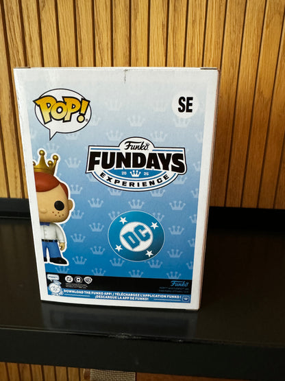 Funko Fundays 2025 Pop! Originals DC Freddy Funko as White Lantern figure, limited edition LE550, collectible toy from Ralphie's Funhouse