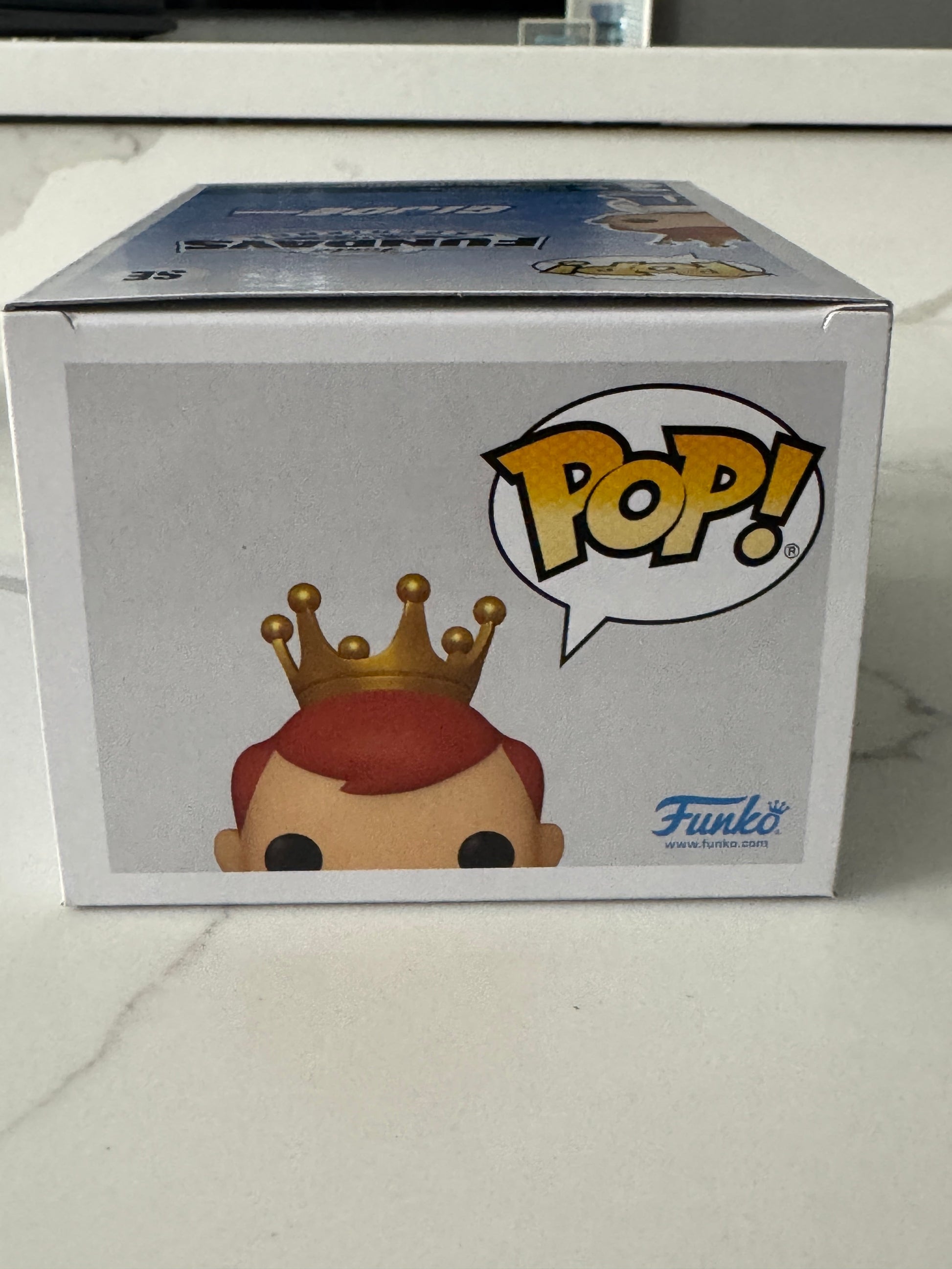 Glow-in-the-dark Funko Pop! G.I. JOE Freddy Funko as Shipwreck from Funko Fundays 2025, limited edition by Ralphie's Funhouse.