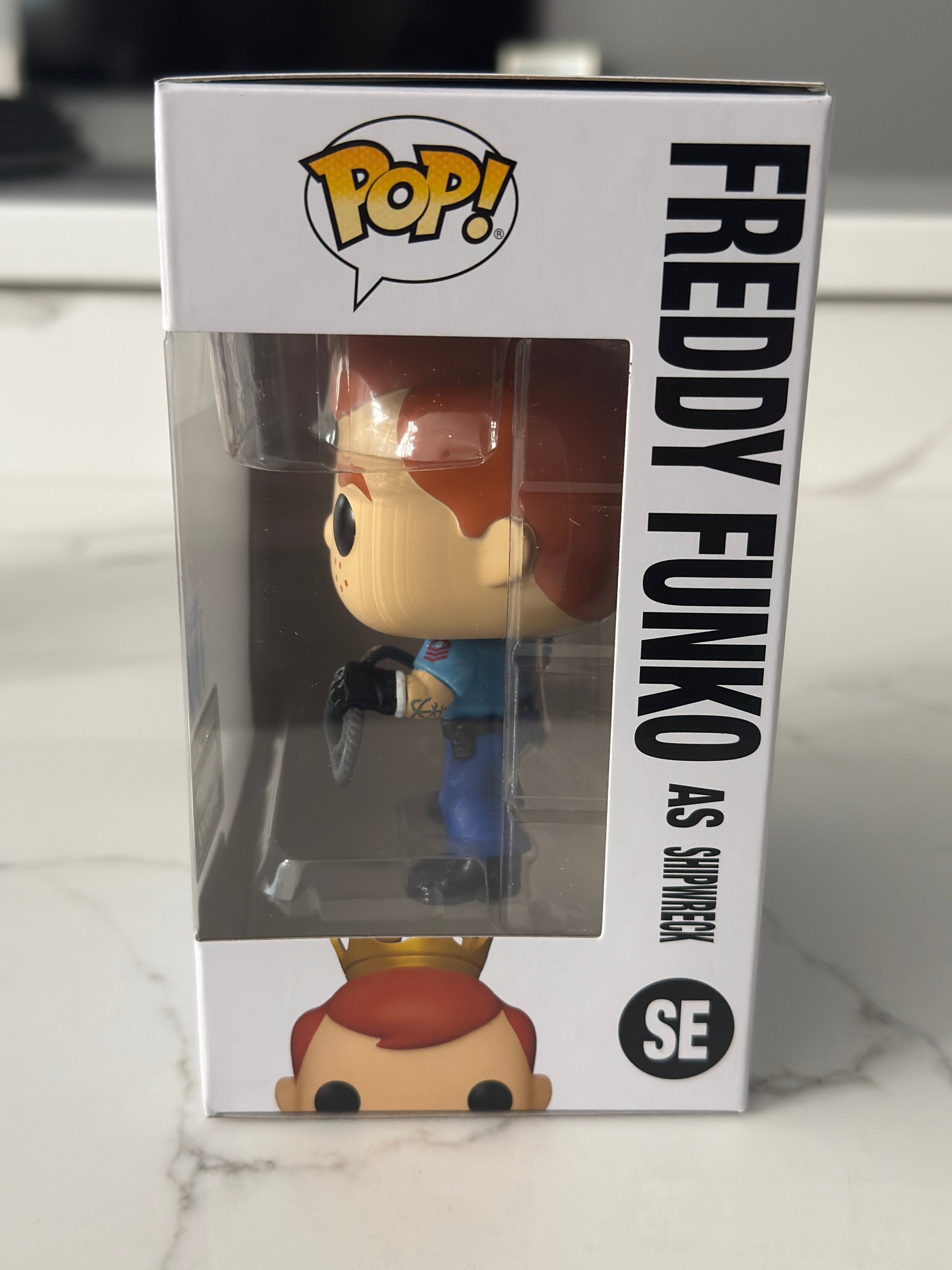 Glow Freddy Funko as Shipwreck Funko Pop! from G.I. JOE, limited edition 150, collectible figurine by Ralphie's Funhouse.