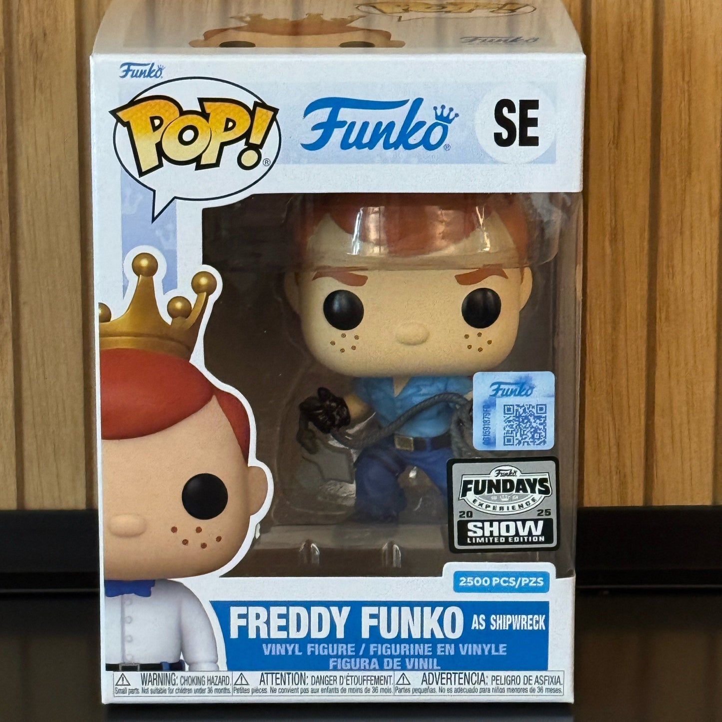 Funko Fundays 2025 Pop! Originals G.I. JOE Freddy Funko as Shipwreck collectible figure by Ralphie's Funhouse, LE2500.