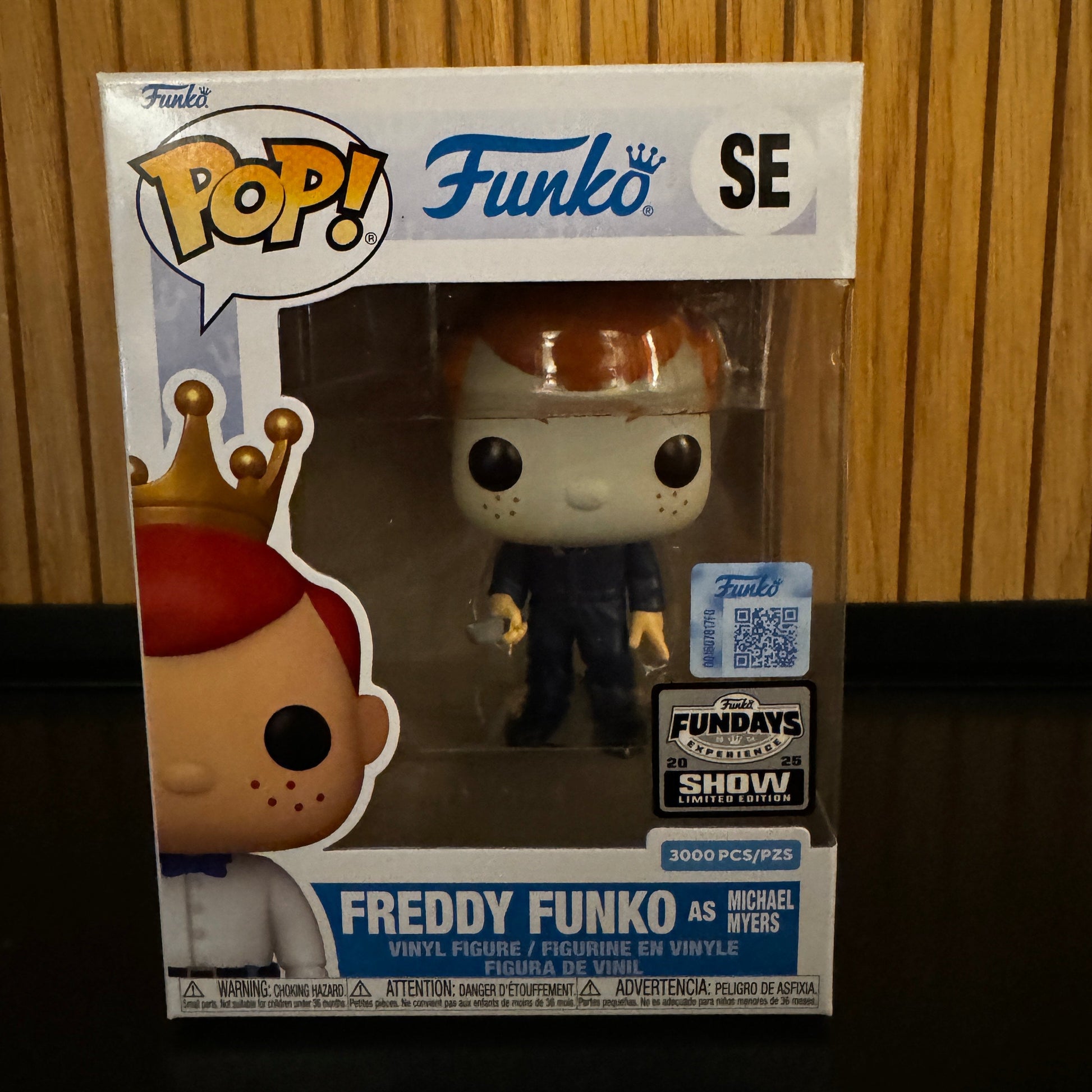 Funko Fundays 2025 Pop! Originals HORROR Freddy Funko as Michael Myers collectible figure by Ralphie's Funhouse, limited edition LE3000