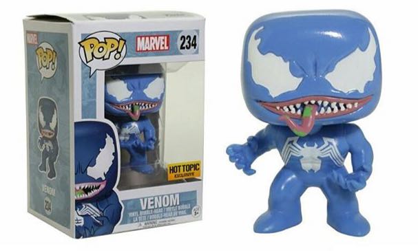 Funko Pop! Blue Venom #234 collectible figure from Ralphie's Funhouse featuring a stylized blue venom character with detailed design.