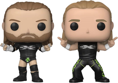 Funko Pop! WWE D-Generation X 2-pack vinyl figures by Ralphie's Funhouse, featuring WWE characters in collectible display poses.